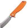 Pocket Knives * | Atz1815Psoef Artisan Tomahawk Linerlock Pocket Knife D2 Orange