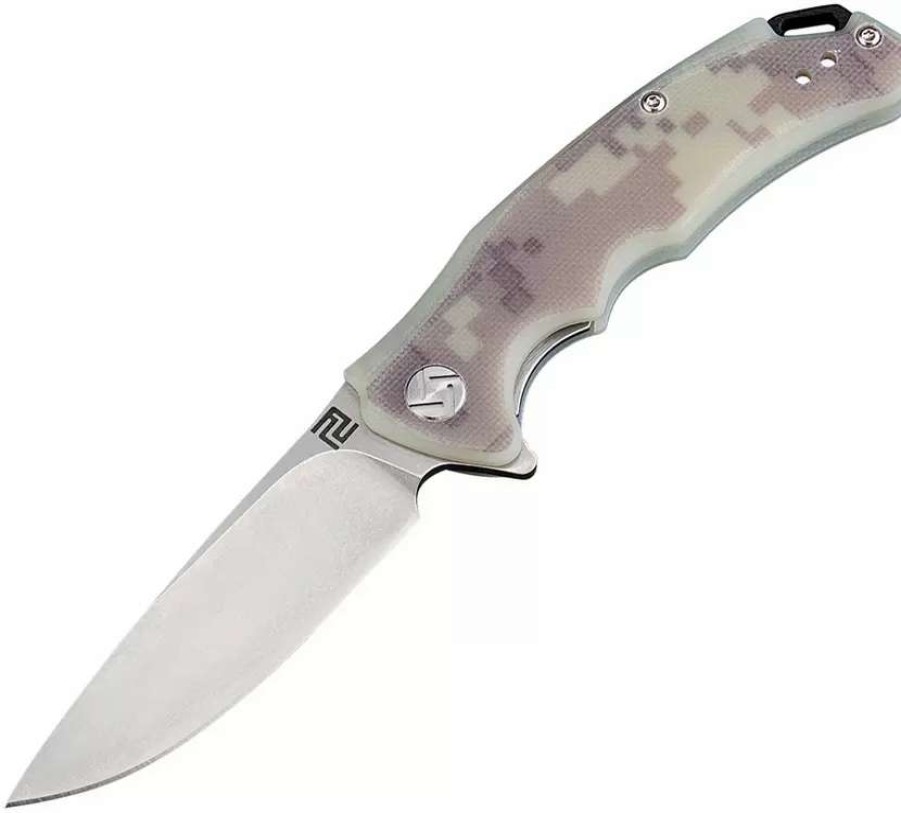 Pocket Knives * | Atz1702Pscgf Artisan Tradition Linerlock Pocket Knife Camo D2