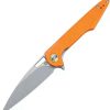 Pocket Knives * | Atz1821Poef Artisan Archaeo Linerlock Pocket Knife Orange