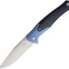 Pocket Knives * | Amr201809 Amare Track Linerlock Pocket Knife Blue