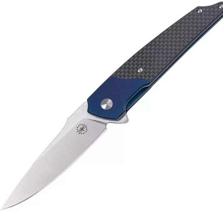 Pocket Knives * | Amr201801 Amare Pocket Peak Linerlock Pocket Knife Blue