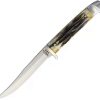 Hunting Knives * | Bc563 Bear & Son Small Hunter Knife India Stag