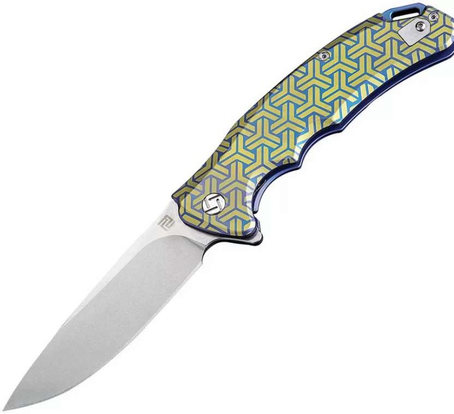 Pocket Knives * | Atz1702Gbu02 Artisan Tradition Linerlock Pocket Knife