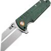 Pocket Knives * | Atz1820Pgnf Artisan Proponent Framelock Pocket Knife Green