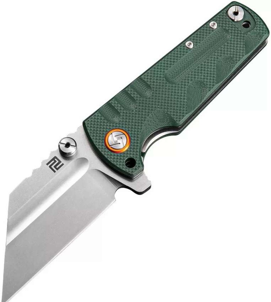 Pocket Knives * | Atz1820Pgnf Artisan Proponent Framelock Pocket Knife Green