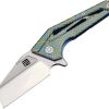 Pocket Knives * | Atz1819Gbu03 Artisan Ravine Framelock Pocket Knife S35Vn