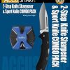 Pocket Knives * | As722C Accusharp Sharpneasy Lockback Pocket Knife Combo