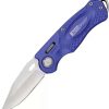 Pocket Knives * | As701C Accusharp Wheel Lock Pocket Knife Blue