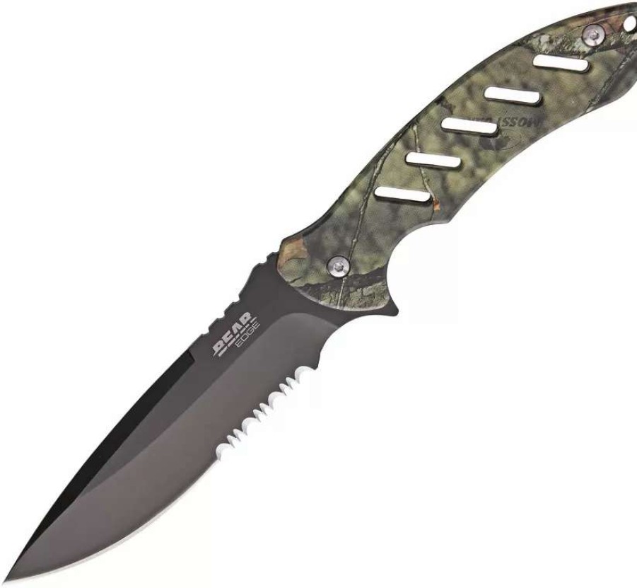 Hunting Knives * | Bc61515 Bear & Son Bear Edge Brisk 1.0 Fixed Blade Knife