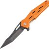 Pocket Knives * | Atz1812Pboe Artisan Interceptor Linerlock Pocket Knife Orange D2