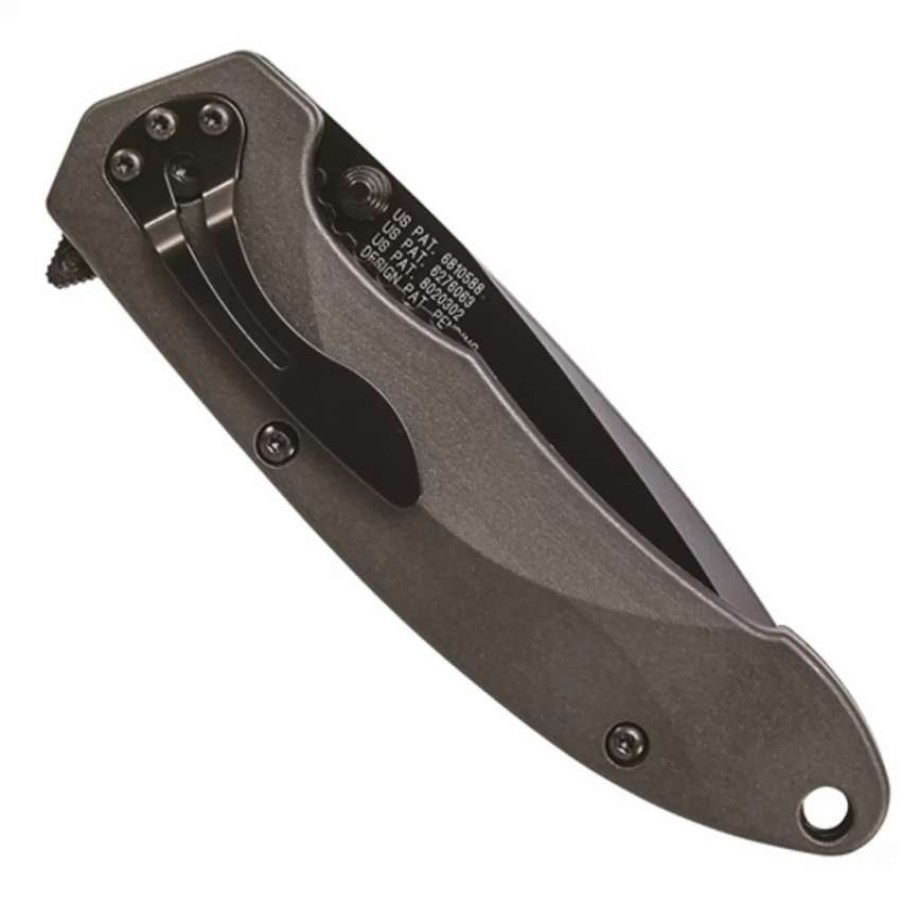 Spring Assisted * | Smith & Wesson 6000B Assist Knife, Black Clip Point Blade