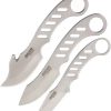 Hunting Knives * | Bc61520 Bear & Son Bear Edge 3 Piece Knife Set With Sheath