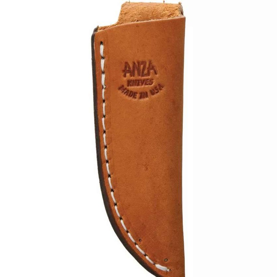 Hunting Knives * | Az81Ajb Anza Fixed Blade Knife Amber Bone