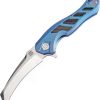 Pocket Knives * | Atz1816Gbus Artisan Eagle Framelock Pocket Knife Blue S35Vn