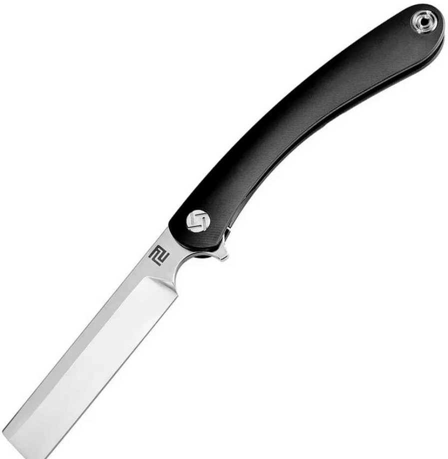 Pocket Knives * | Atz1817Gsbks Artisan Orthodox Framelock Pocket Knife Black S35Vn