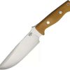 Hunting Knives * | Ba07116Mnc Bark River Bravo Survivor Knife Natural Canvas