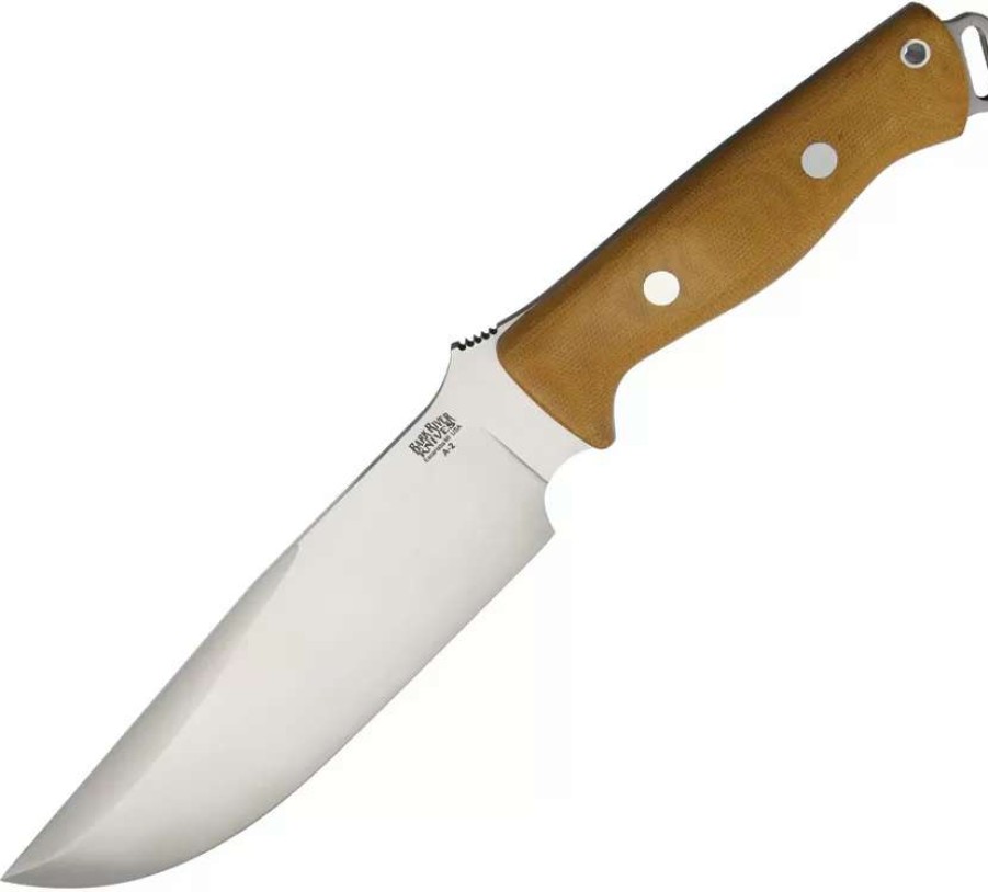 Hunting Knives * | Ba07116Mnc Bark River Bravo Survivor Knife Natural Canvas