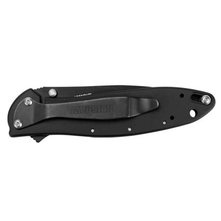 Spring Assisted * | Kershaw Ken Onion Leek Assisted Opener Knife, Black Combo Blade, Ks1660Cktst