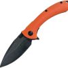 Pocket Knives * | Ab023H Abkt Tac Protector Ii Linerlock Pocket Knife Orange