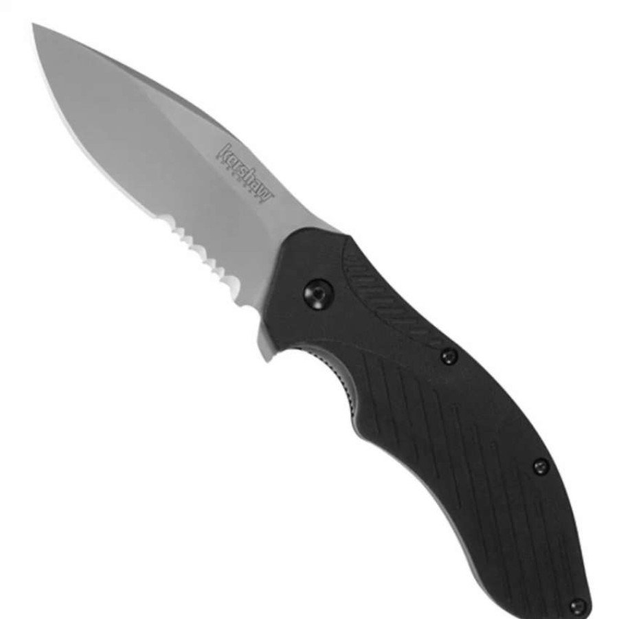 Spring Assisted * | Kershaw Clash Assist Knife, Combo Blade, Ks1605St