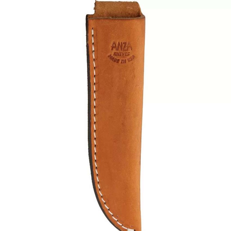 Hunting Knives * | Az711Ajb Anza Fixed Blade Knife Amber Bone