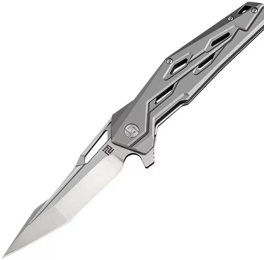 Pocket Knives * | Atz1812Ggym Artisan Interceptor Linerlock Pocket Knife M390