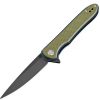 Pocket Knives * | Atz1707Pbgn Artisan Shark Linerlock Pocket Knife D2 Green