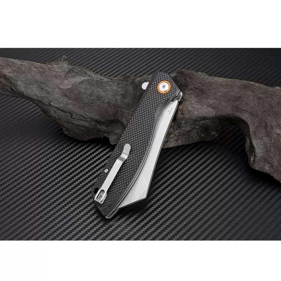 Pocket Knives * | Atz1815Pbkf Artisan Tomahawk Linerlock Pocket Knife Black