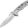 Pocket Knives * | Atz1801Ggym Artisan Dragonfly Framelock Pocket Knife M390