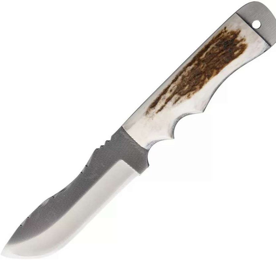 Hunting Knives * | Aztfe Anza Tracker Fixed Blade Knife Full Elk