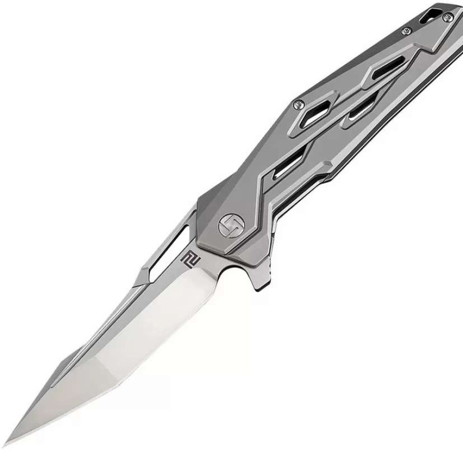 Pocket Knives * | Atz1812Ggys Artisan Interceptor Linerlock Pocket Knife S35Vn