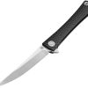 Pocket Knives * | Atz1805Gbkm Artisan Waistline Linerlock Pocket Knife Black M390