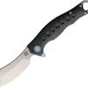 Pocket Knives * | Atz1828Ggys Artisan Framelock Pocket Knife Gray Carbon Fiber