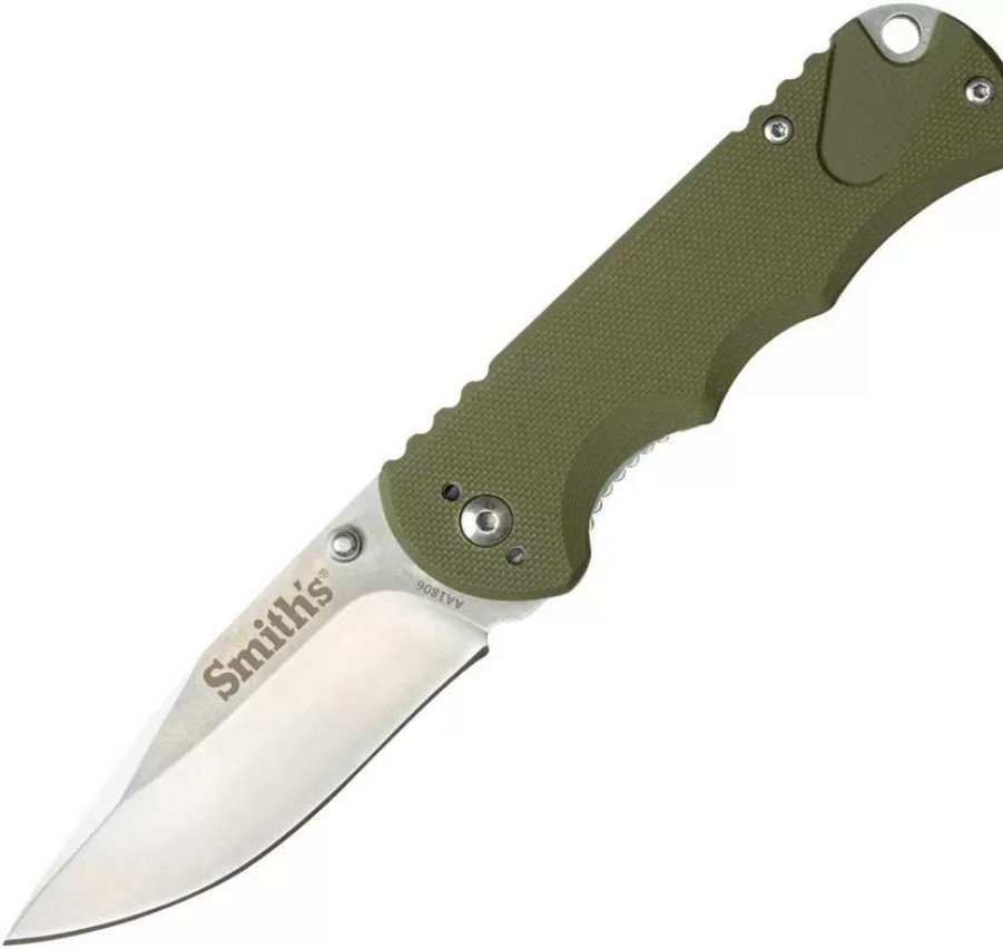 Pocket Knives * | Ac50990 Smith'S X-Trainer Linerlock Pocket Knife Od