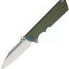 Pocket Knives * | Atz1703Pgn Artisan Littoral Linerlock Pocket Knife Green