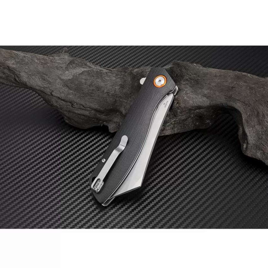 Pocket Knives * | Atz1815Pbkc Artisan Tomahawk Linerlock Pocket Knife Black