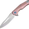 Pocket Knives * | Atz1808Grem Artisan Zumwalt Framelock Pocket Knife Pink M390