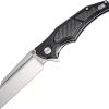 Pocket Knives * | Atz1813Pbcf Artisan Apache Linerlock Pocket Knife Black Carbon Fiber D2