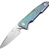 Pocket Knives * | Atz1706Gbu03 Artisan Predator Linerlock Pocket Knife Blue S35Vn