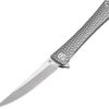 Pocket Knives * | Atz1805Ggym Artisan Waistline Framelock Pocket Knife Gray M390