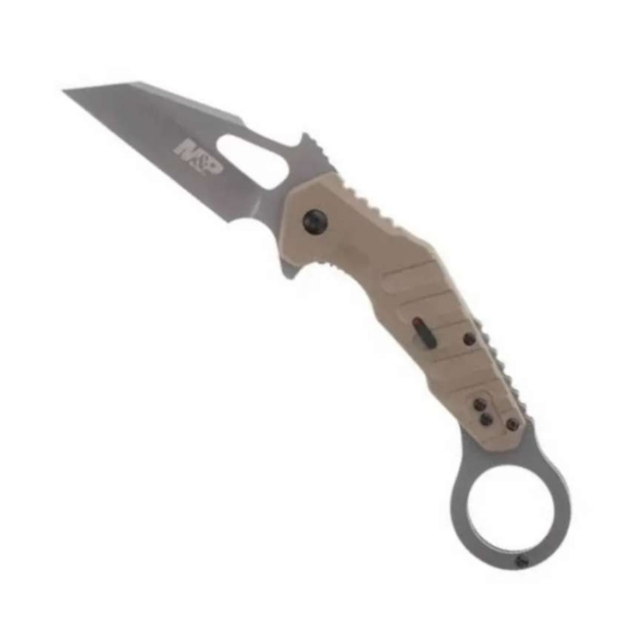 Spring Assisted * | Smith & Wesson M&P Extreme Ops Karambit Assisted Knife, Reverse Tanto Blade