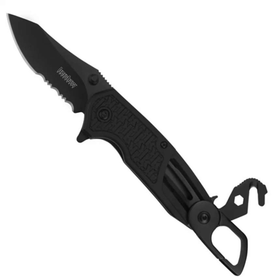 Spring Assisted * | Kershaw Funxion Lightweight Emt Assist Knife, Combo Blade