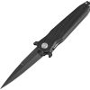 Pocket Knives * | Atz1810Pbbkf Artisan Hornet Linerlock Pocket Knife Black D2