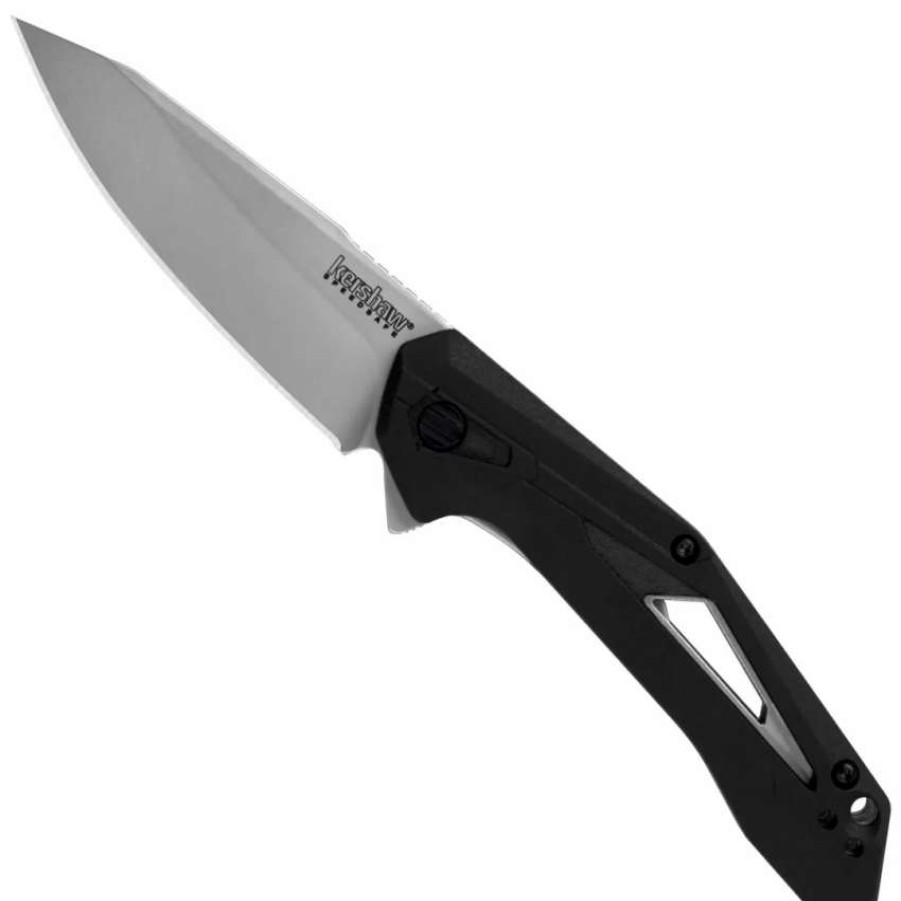 Spring Assisted * | Kershaw Airlock Spring Assist Knife, Bead Blast Blade