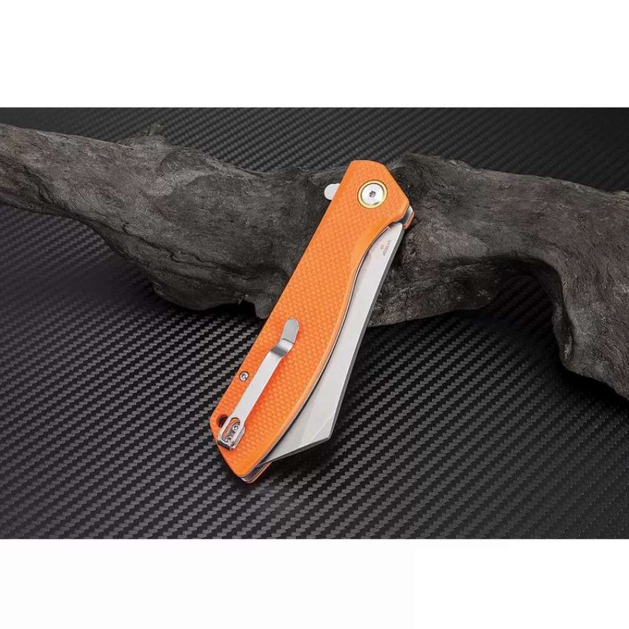 Pocket Knives * | Atz1815Poef Artisan Tomahawk Linerlock Pocket Knife Orange