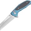 Pocket Knives * | Atz1809Gbum Artisan Falcon Framelock Pocket Knife Blue M390