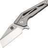 Pocket Knives * | Atz1819Ggym Artisan Ravine Framelock Pocket Knife M390 Gray