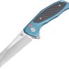 Pocket Knives * | Atz1809Gbus Artisan Falcon Framelock Pocket Knife Blue S35Vn