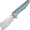 Pocket Knives * | Atz1803Gbu03 Artisan Osprey Linerlock Pocket Knife Blue S35Vn