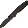 Pocket Knives * | Bc61100 Bear & Son Bear Edge Linerlock Pocket Knife Black G10